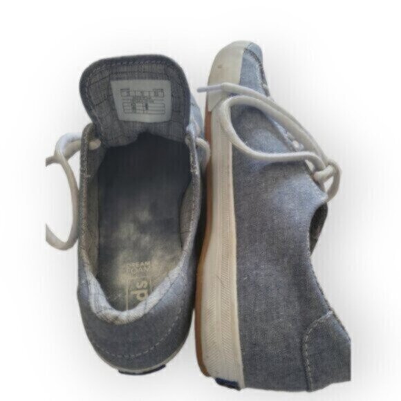 Keds Kickstart Denim Blue Canvas Sneakers Size 9 - Picture 7 of 10